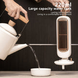Mini Air Conditioner Fan For Students Desktop Cooler With USB And Sprayer For Office With Water Cooling Fan