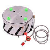 12800W Outdoor Camping Stove 9-head Gas Burner Outdoor Camping Picnic Tour Portable 7/9 Hole Fire Brimstone Stoves Burner 캠핑용품