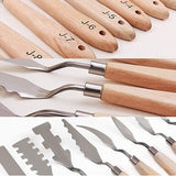 10 different special-shaped oil painting knife set paint knife texture knife serrated palette knife oil paint spatula art tool