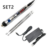 T12 Electric Soldering Iron DC 12-24V 72W Digital Display Adjustable Temperature Soldering Station DIY Handle Kit Welding Tools