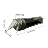 Ultralight Tent Backpacking Camping Tent Single 1-2 Person Outdoor Tent Sleeping Bag Larger Space Waterproof Sleeping Bag Cover