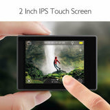 AKASO V50 Elite 4K/60fps Touch Screen WiFi Action Camera Voice Control EIS 40m Waterproof Camera Sports Camera with Helmet