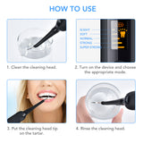Electric Sonic Dental Scaler For Whiten Teeth Tartar Cleaner Tooth Calculus Remover Tool Kit