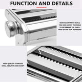 Pasta Press Machine Noodle Maker Split Two-Knife Household Manual Pasta Machine Pressure DIY Noodles Makers