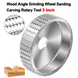 Grinder Wheel Disc 3 Inch Flat Wood Shaping Wheel Grinding Wheel Disc with 5/8'' Arbor Angle Grinder Attachment Tool
