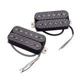 Electric Guitar Pickup Carbon Fiber Humbucker Double Coil Electric Guitar Pickups 50/52Mm Neck Bridge Pickups