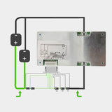 8X 8S 24V 60A BMS Li-Iron Lithium Battery Charger Protection Board With Power Battery Balance/Enhance PCB Board