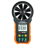 PEAKMETER Digital Anemometer Professional Wind Speed Meter LCD Digital Anemometer Air Volume/Temperature/Humidity Detector