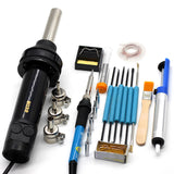 220V Portable BGA Rework Solder Station Hot Air Blower Heat Gun 8032  Hand-held Hot Air Gun 3pcs Nozzle