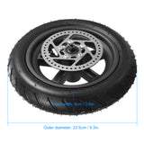 Electric Scooter Rear Tire w/ Wheel Hub Disc Brake Set 8.5in Inflatable E Scooter Wheel Replacement for Xiaomi M365 Spare Parts
