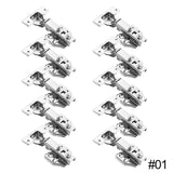 10/20pcs Hinge Soft Closing Full Overlay Door Hydraulic Hinges No-Drilling Hole Clip-On For Cabinet Cupboard Furniture Hardware