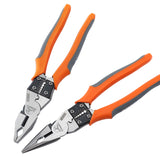 9" Wire Pliers Alloy Steel Cable Cutter Multifunctional Wire Stripper for Electrician Pliers Crimping