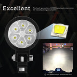 Motorcycles Headlight Working Spot Light Fog Lights Bulb DRL lamp 12-80V Fit for Suzuki Honda Yamaha BMW Peugeot  Kawasaki