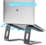 Vertical Laptop Stand Ergonomic Aluminum Laptop Computer Stand Detachable Laptop Riser Notebook Holder Stand Macbook Pro Support