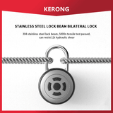 Security Ip65 Waterproof Smart Digital Zinc Alloy Smart Padlock Fingerprint Keyless Door Lock