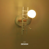1 Nordic wall lights creative personality small child climb stair wall lamp aisle corridor children's room bedside lamp bedroom