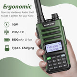 BaoFeng UV-13 PRO Powerful 999 Channel Walkie Talkie CB Radio Long Range Upgrade of UV-5R Portable Radio Hunt City USB Charger
