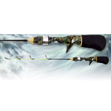 Winter Ice Fishing 50cm 60cm Camouflage Gun Type Ice Fishing Rod Super Soft Strong Mini Shrimp Fishing Rod for Boat Sea Fishing