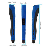 Creative Design F10 Super Lightweight Children Kids 3D Pen Magnetic Fourth Generation DIY 3D Printer Pen For Christmas Gift