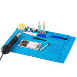 Repair Pad Insulation Heat-Resistant Soldering Station Silicon Soldering Mat Work Pad Desk Platform for BGA Soldering Station