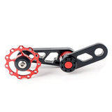 Converter Cycling Bike Aluminium Alloy Outdoor Sports Anti-falling Bicycle Chain Tensioner Single Speed Replacement Adjustable