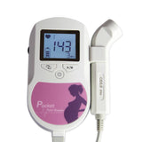 CONTEC Fetal Doppler 3MHz Probe Heart Beat Monitor Backlight LCD Blue Color + Free GeL