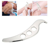 JYTOP Gua Sha Massage Tool Stainless Steel Manual Scraping Massager Skin Care Tool for Relieve Muscle Fatigue, Detox and Beauty