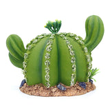 Reptile Plants Aquarium Resin Artificial Cactus Terrarium Decor Hideout for Tree Frogs Fish Tank Desert Decorations