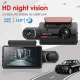 A68 1080P Dual Lens Car DVR Dash Cam USB2.0 Video Recorder G-Sensor Front And Inside Secret Cam Vehicle Motion Detection Camera