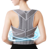Men Women Posture Corrector Back Support Belt Clavicle Spine Lumbar Brace Corset Posture Correction Stop Slouching Back Trainer