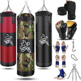 Professional Boxing Punching Bag Sandbag Training Thai Sand Fight Karate Fitness Gym Empty-Heavy Kick Boxing Bag With Hanging