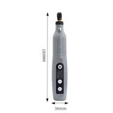 5 Speed Cordless Electric Mini Grinder Rotary Tool Drill Kit Accessories Set 12V 3000/6000/9000/12000/15000 RPM Engraving
