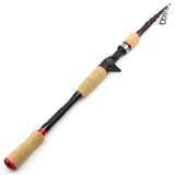 2.1m 2.4m 2.7m Casting Rod carbon telescopic lure rod wooden handle pole Fishing Tackle trout rods  Lure Weight 7-28g pesca