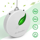 2 Pack Personal Wearable Air Purifier Necklace Portable Air Freshener Ionizer Negative Ion Generator for Adults Kids