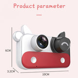 A301 2.0-inch Children Camera Mini Digital Camera 1080P Projection Video Camera Educational Toys For Kids Birthday Xmas Gifts