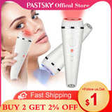 LED Photon Therapy Beauty Device Face Massager USB Charging Anti Aging Face Lifting Tightening Facial Skin Care Home Use Device