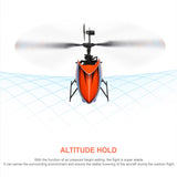 WLtoys XKS K127 RC Helicopter Remote Control Helicopter for Beginners 6-axis Gyro Single Blade RC Aircraft Fixed Height 4CH RTF