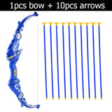 Kids Shooting Outdoor Sports Toy Bow Arrow Set Plastic Toys For Children Outdoor Funny Toys With Sucker Gifts Set Kids Toy