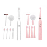 3-In-1 Electric Toothbrush 5 Ways Facial Massage Washing Brush Multifunctional Oral Whitening Cleaner