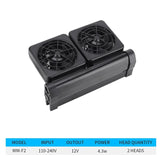 2/3/4 Head Aquarium Fan Mute Automatic Temperature Control Fan Cooling Fish Tank Water Cooling Aquarium Tool  Salt/Fresh Water