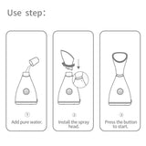 Facial Steamer Nano Ionic Face Sprayer SPA Salon Skin Care Machine for Home Face Sauna Spa Sinuses Cleansing Pores Dropshipping