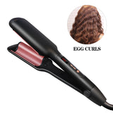 Professional Hair Curling Iron Flat Iron Hair Curler Fluffy Waver Wand Triple Barrel Curly Tong Egg Roll Salon Hair Styling Tool
