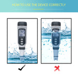 PH818 PH Tester Professional PH Water Quality Tester Portable Pen Type PH Meter Acidometer for Aquarium Acidimeter Measure