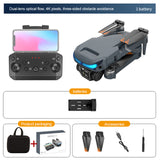 XT9 Mini Drone 4K Double Camera HD WIFI FPV Obstacle Avoidance Drone Optical Flow Four-Axle Aircraft RC Helicopter Toys
