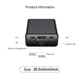 Magnetic adsorption HD Activated Voice Recorder Pendant Digital Audio Recorder Dictaphone MP3 Player DSP Noise Reduction