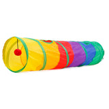 Pet Supplies Nice Pet Tunnel Cat Printed Green Crinkly Kitten Tunnel Toy With Ball Play Fun Polyester Cloth Chat Toys