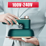 100V-240V Handheld Steam Iron Electric Garment Steamer Clothes Ironing Machine Rotatable Ceramic Plate Wet/Dry Steamer Iron