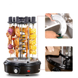 Electric Grills Oven Home Smokeless Grill Automatic Rotating Barbecue Skewer Grilled Kebab Machine 220V Griddles Indoor
