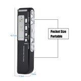 Sk-010 8Gb Digital Audio Voice Phone Recorder Dictaphone Mp3 Music Player Voice Activate Var A-B Repeating Loop