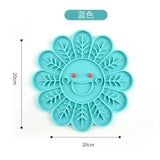 Pet Dog Feeding Slow Food Bowl Claw-shaped Dispensing Mat Feed Plate Silicone Dog Lick Pad Safe No-Toxic Training Plate